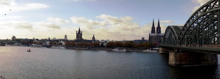 Foto panoramica di Köln, Germania.