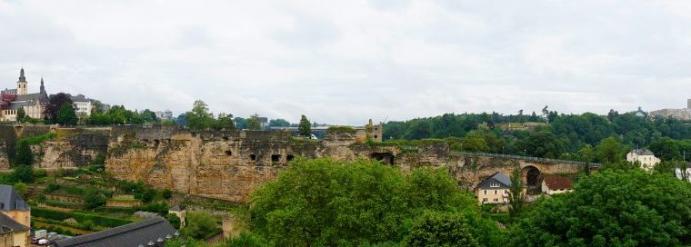 Foto panoramica di Lussemburgo.