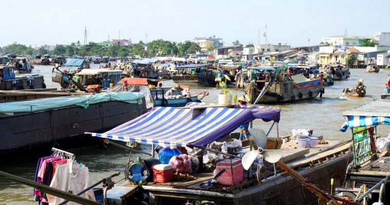 I mercati galleggianti del Mekong Delta