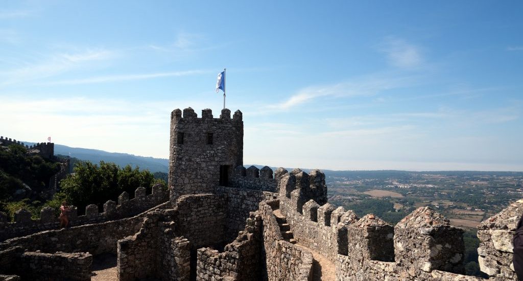 Foto del Castelo dos Mouros a Sintra, Portogallo.