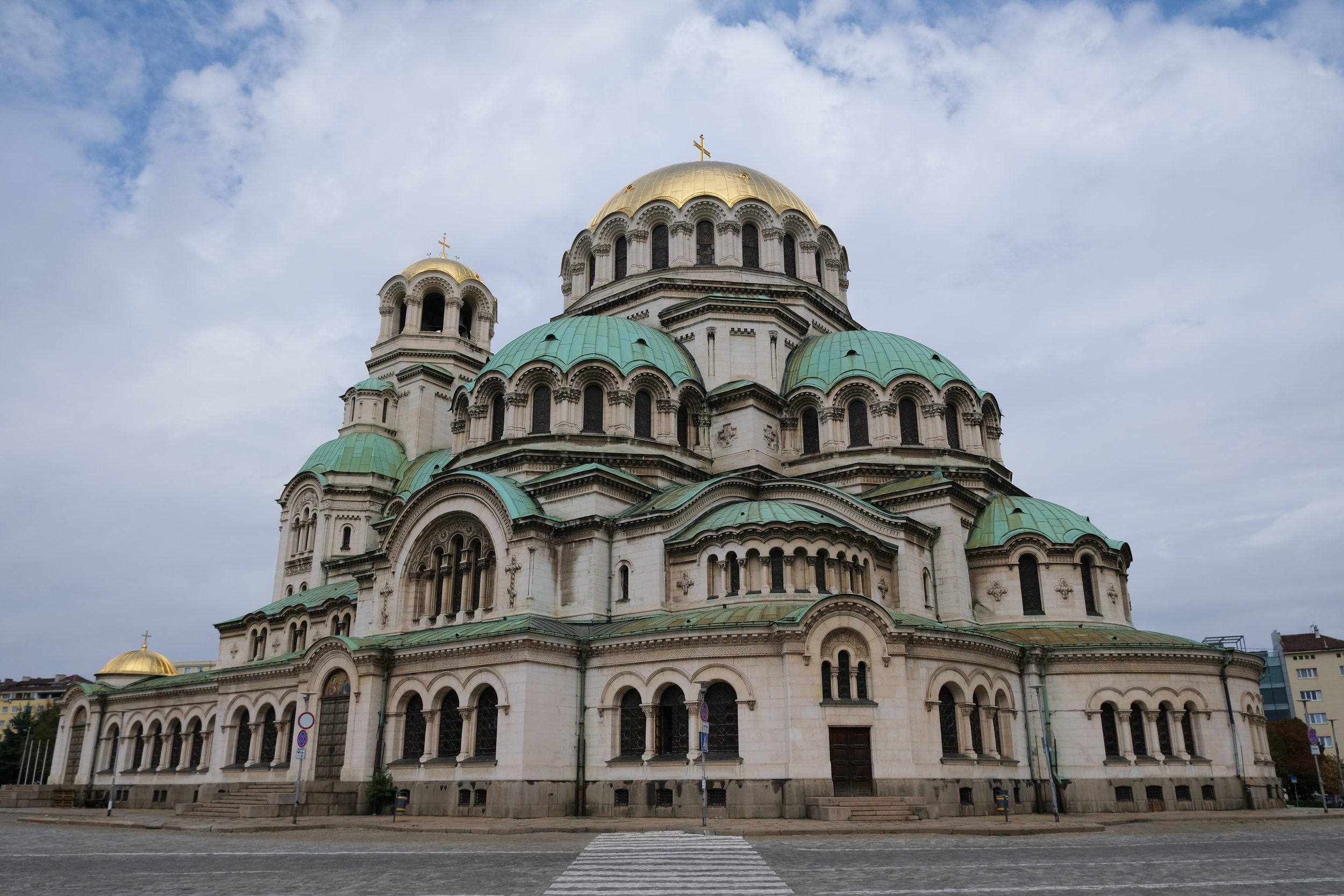 Foto della Cattedrale Aleksandr Nevskij a Sofia, Bulgaria.