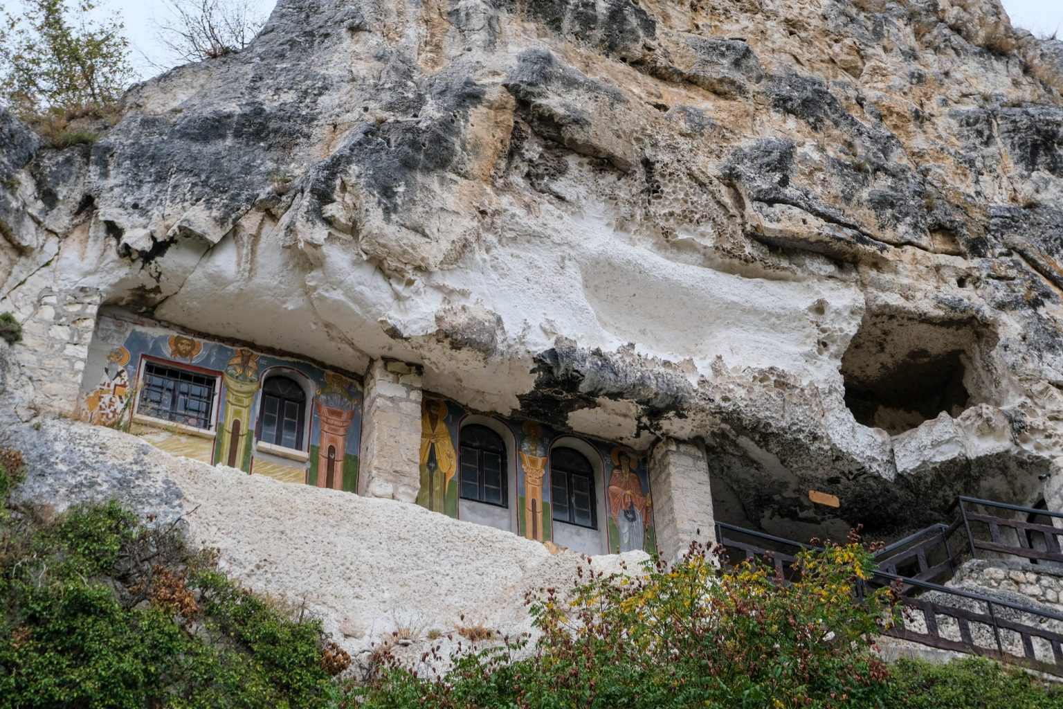 Foto delle Chiese rupestri di Ivanovo, Bulgaria.