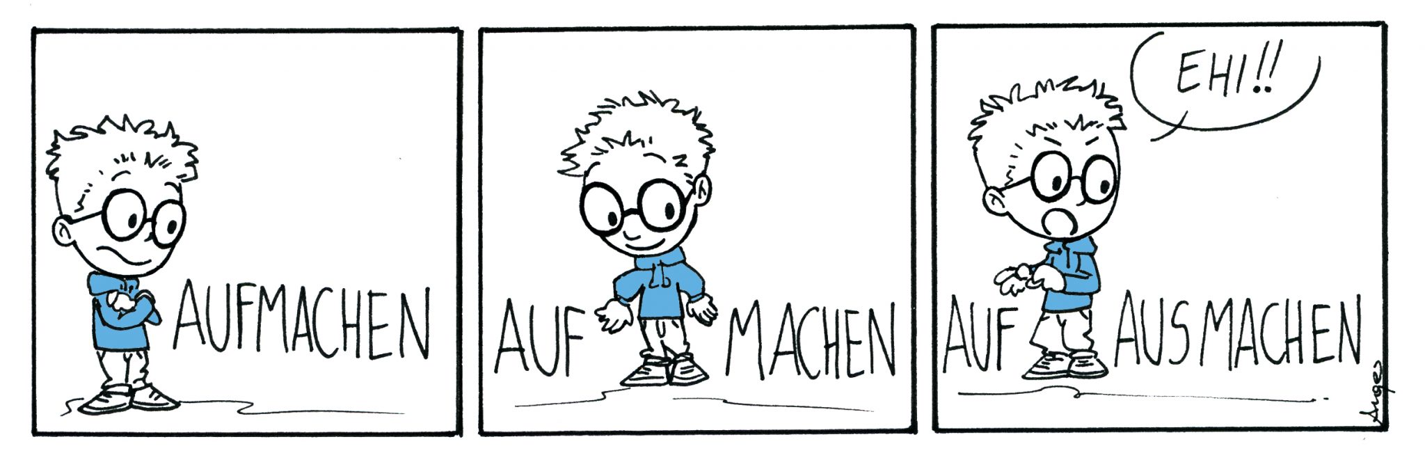 Imparare il tedesco: i verbi separabili.