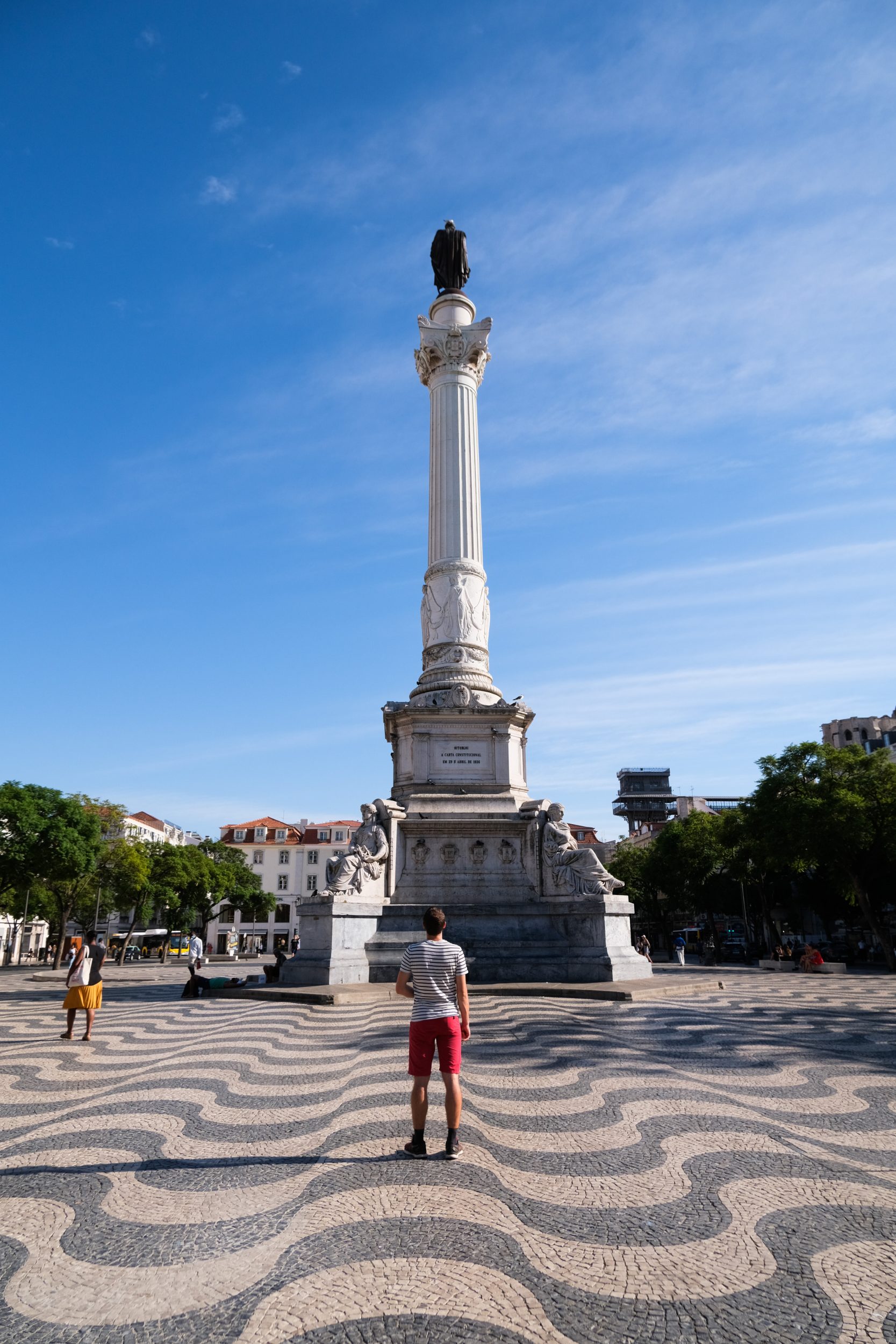 Foto della Praça de Dom Pedro IV, Lisbona.