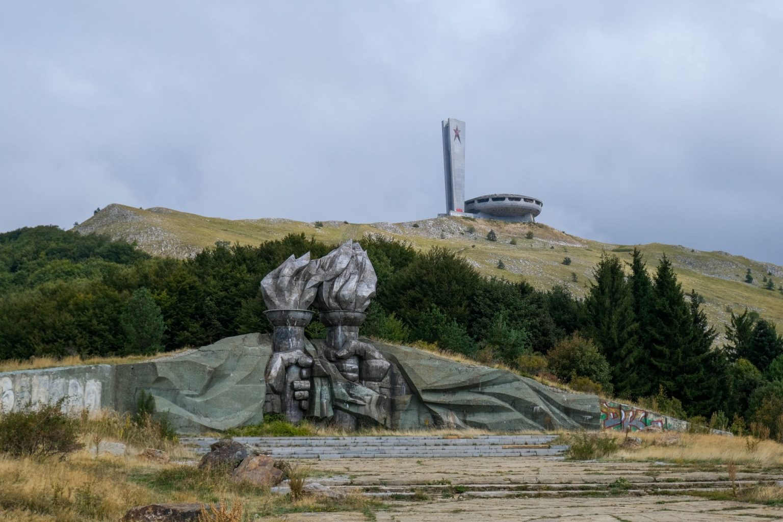 Foto del Monumento Buzludzha, Bulgaria.