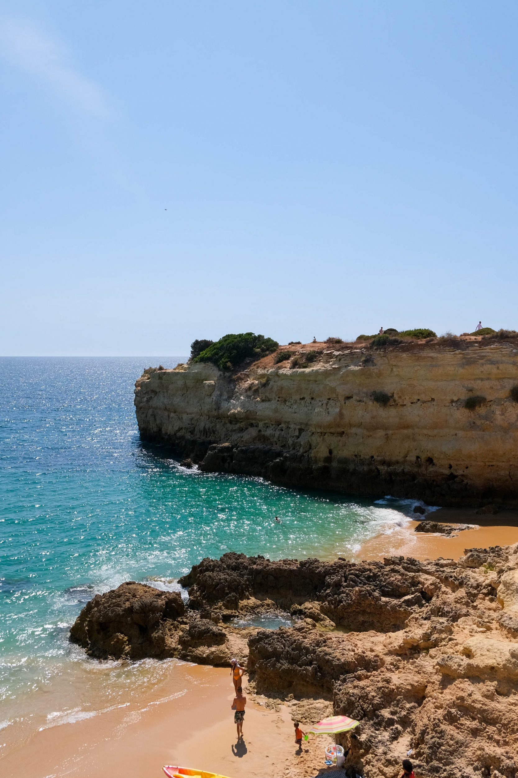 Foto della Praia de Albandeira, Algarve.