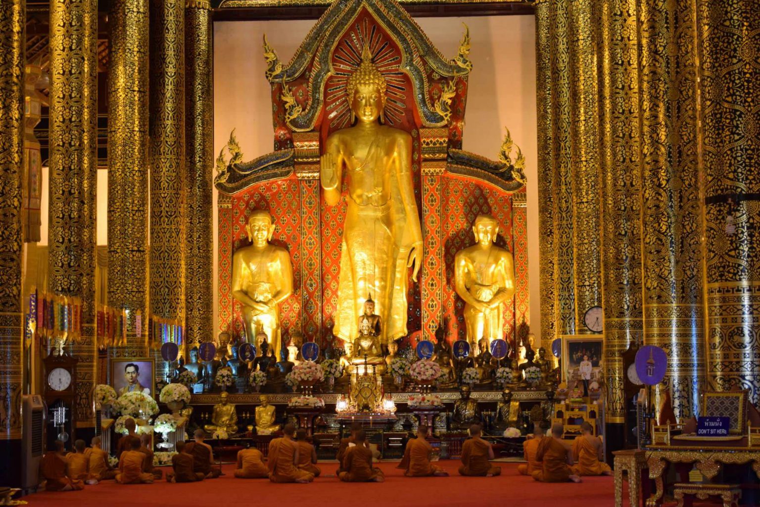 Foto di un tempio, Thailandia.