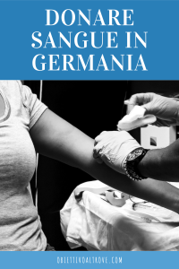 Donare sangue in Germania