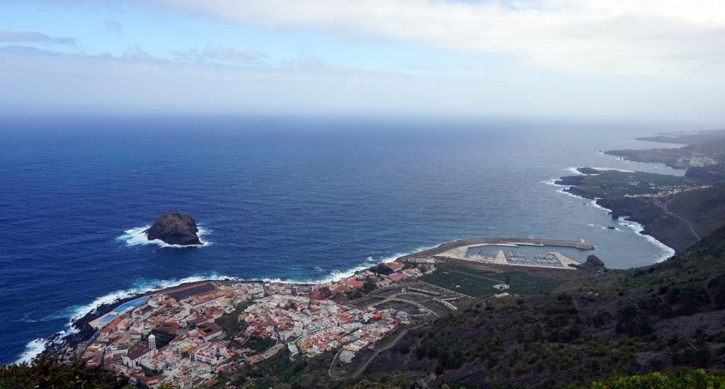 Fotografia panoramica di Garachico, Tenerife.