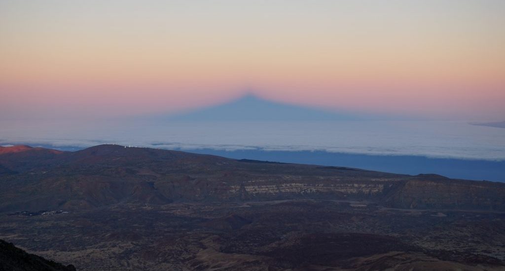 Ombre Teide al tramonto