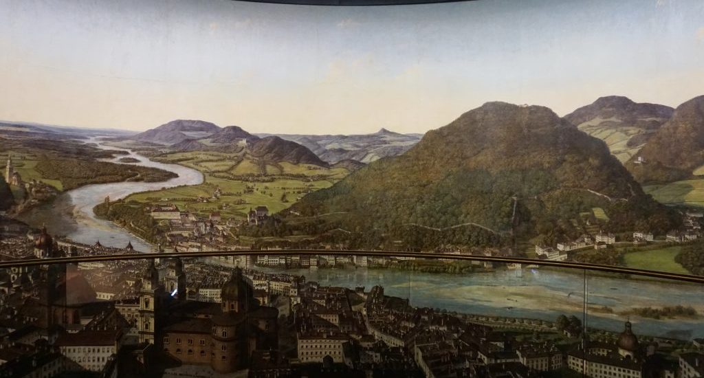 Foto del dipinto panoramico del Panoramamuseum, Salisburgo