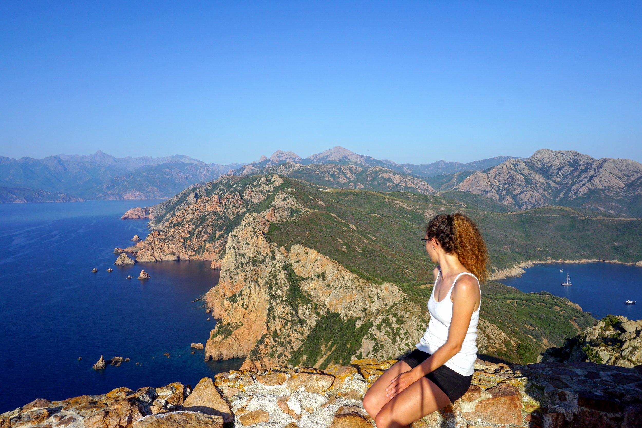 Panorama Capu Rossu, Corsica