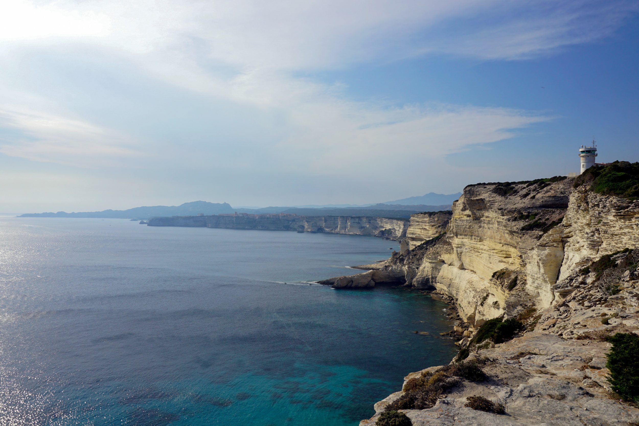 Panorama falesie Bonifacio, Corsica