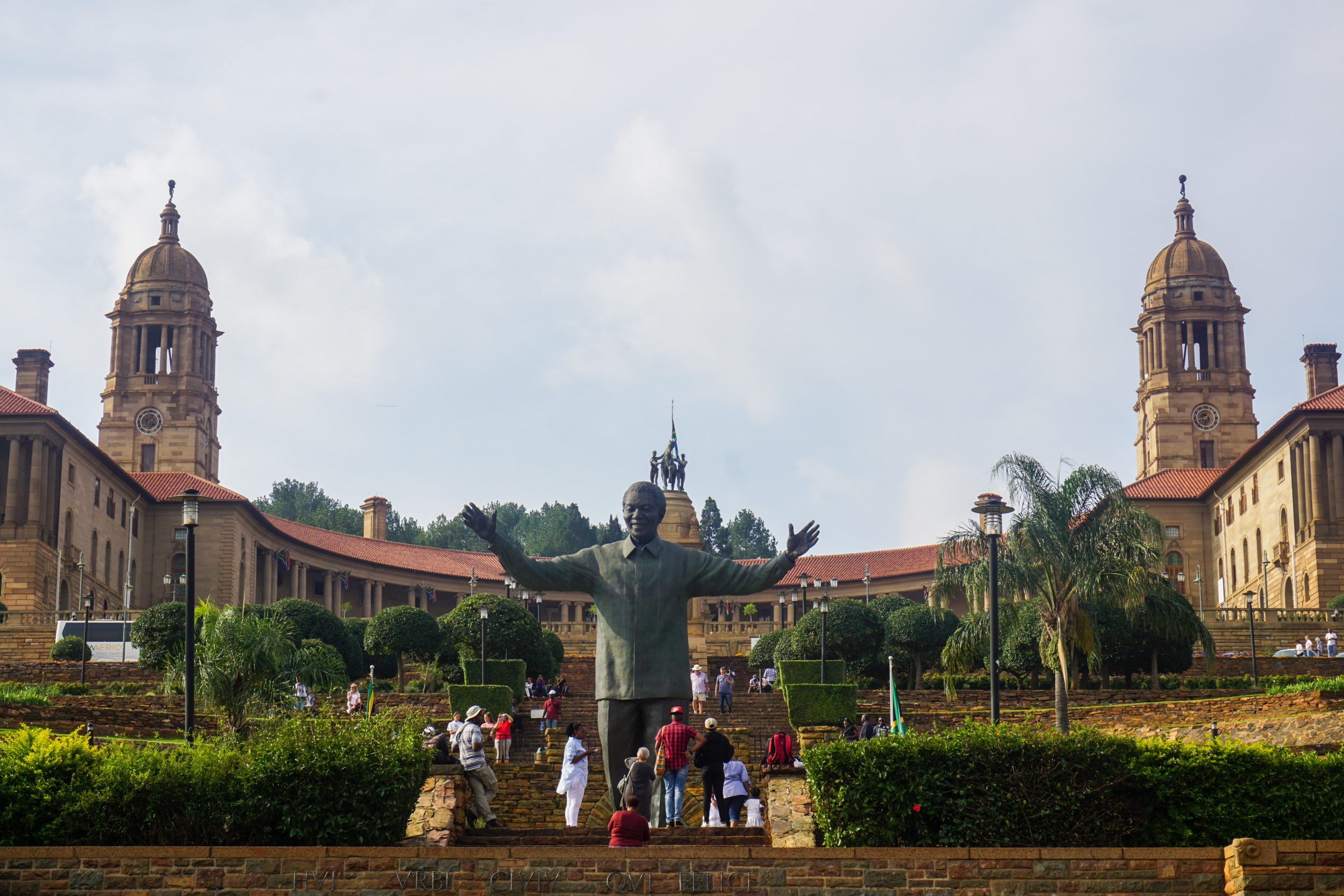 Union Buildings e statua di Nelson Mandela Pretoria